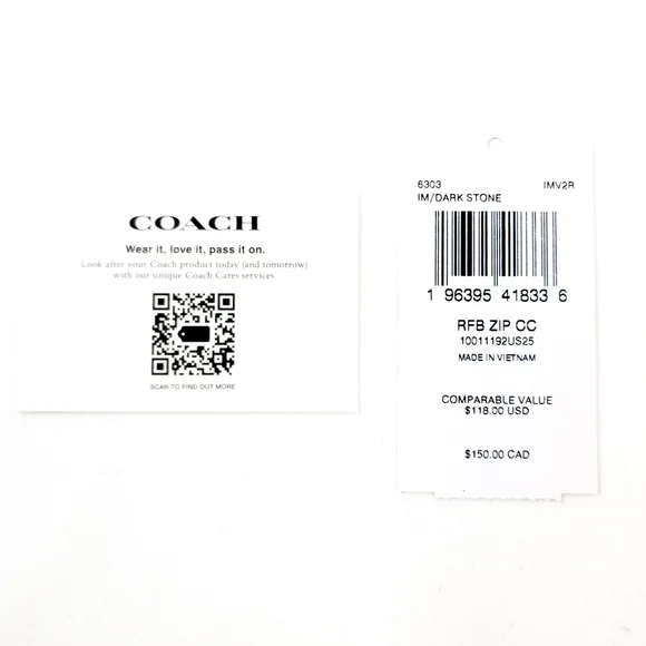 Coach Zip Card Case - Picture 5 of 6